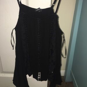 70’s style off shoulder top